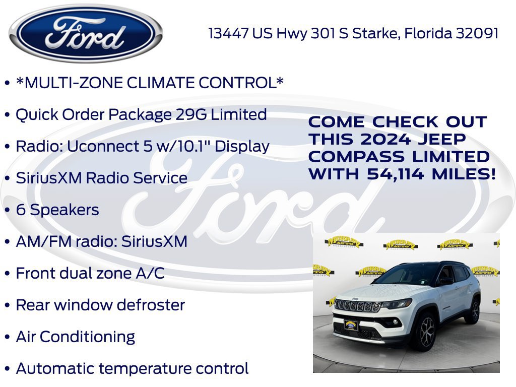 Used 2024 Jeep Compass Limited AWD/4WD image 17