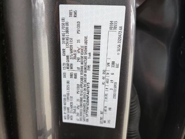 Certified 2022 Ford F150 Lariat w/ Equipment Group 502A High image 26