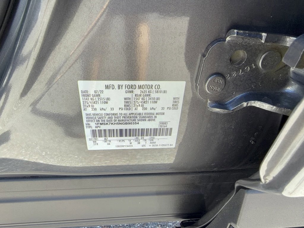 Certified 2022 Ford Explorer ST-Line w/ Class IV Trailer Tow Package image 34