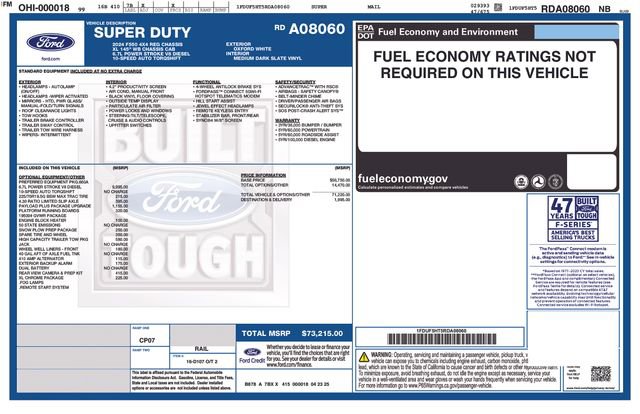 Certified 2024 Ford F550 4x4 Regular Cab Super Duty image 3