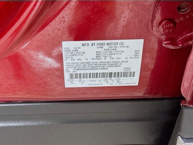 Certified 2022 Ford Explorer XLT w/ Equipment Group 202A image 33