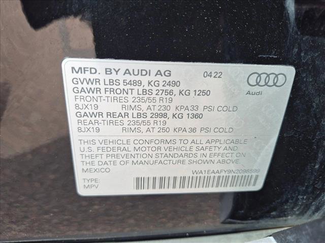 Used 2022 Audi Q5 2.0T Premium Plus w/ Premium Plus Package AWD/4WD image 24