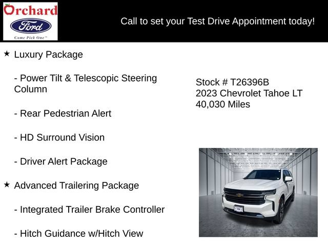 Used 2023 Chevrolet Tahoe LT w/ LT Signature Package AWD/4WD image 19