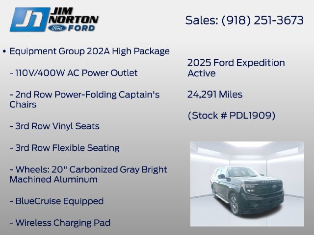 Certified 2025 Ford Expedition Active AWD/4WD image 8
