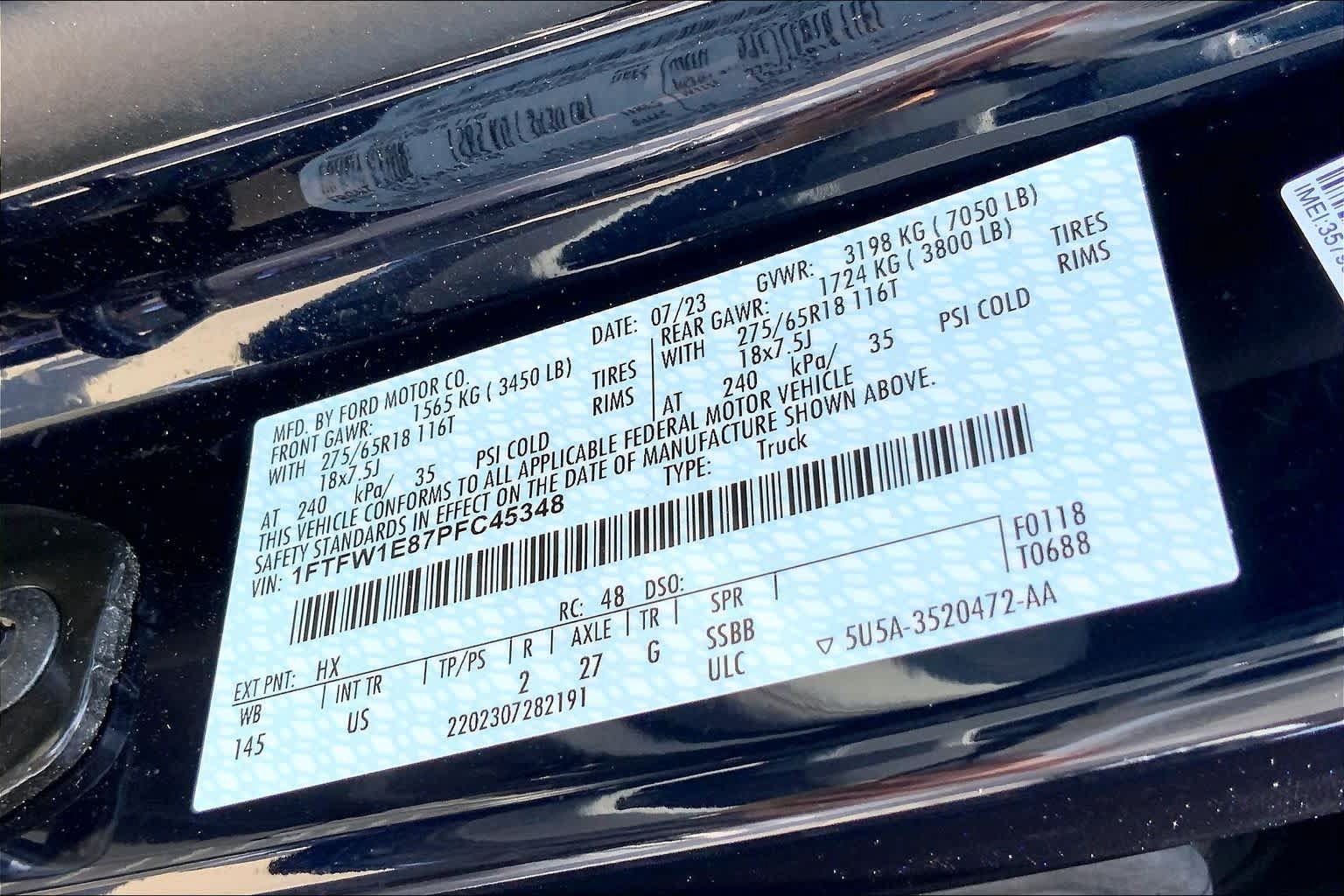 Certified 2023 Ford F150 XLT w/ Equipment Group 302A High AWD/4WD image 33