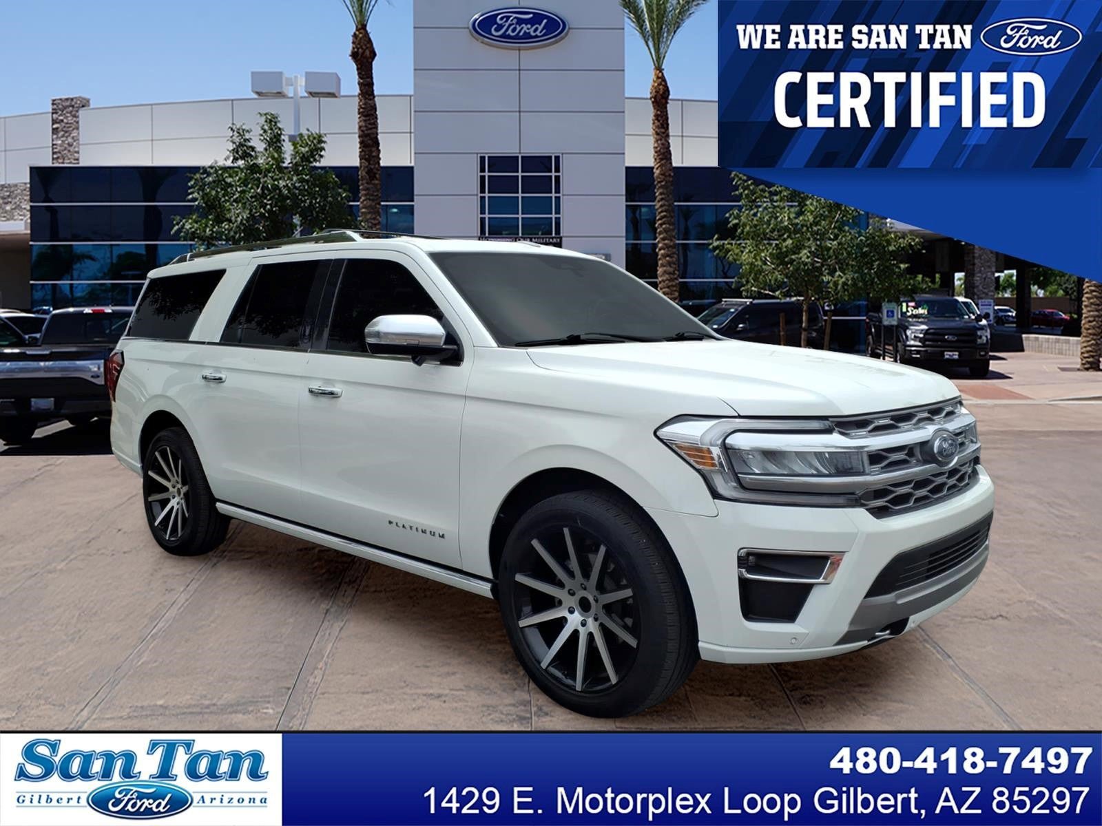 Certified 2022 Ford Expedition Max Platinum