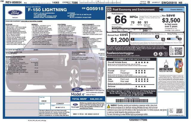 Certified 2025 Ford F150 Lightning Platinum image 10