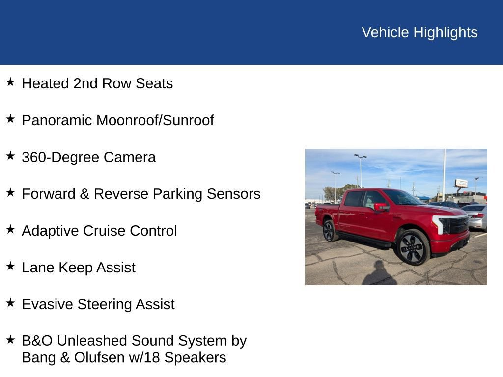 Certified 2022 Ford F150 Lightning Platinum image 33