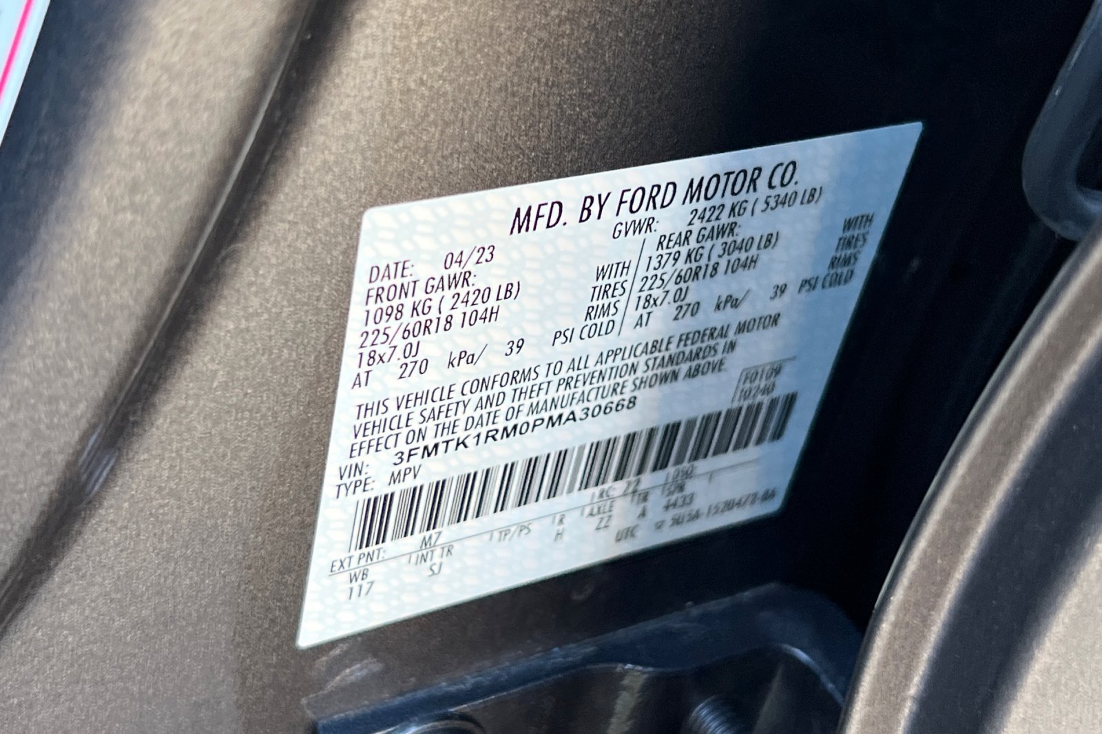 Certified 2023 Ford Mustang Mach-E Select RWD image 27