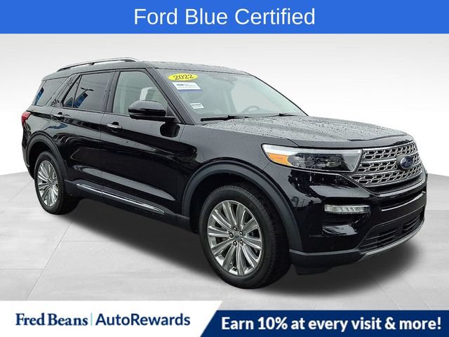 Certified 2022 Ford Explorer Limited w/ Equipment Group 301A