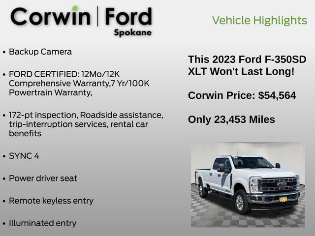 Certified 2023 Ford F350 XLT image 13