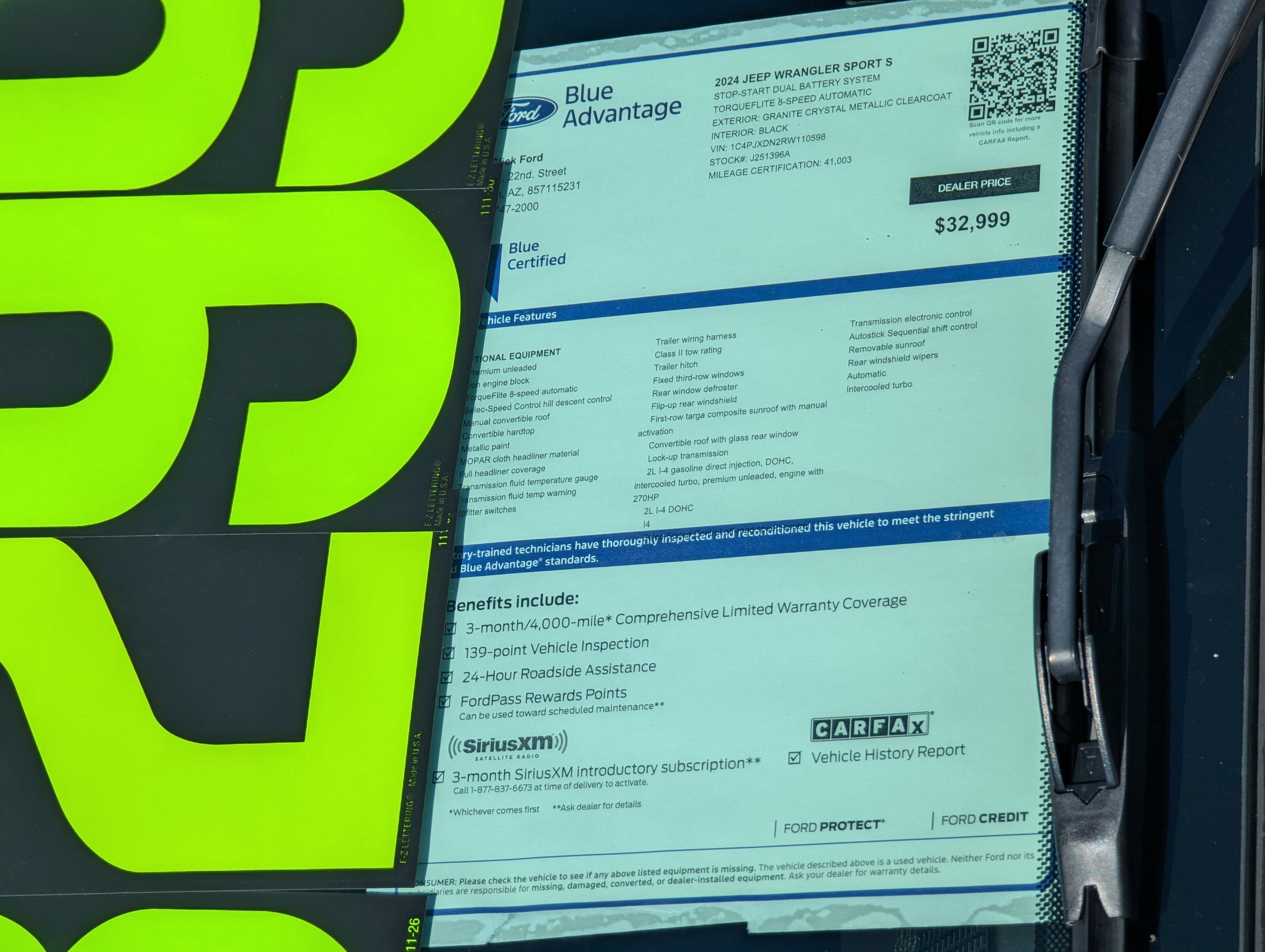 Used 2024 Jeep Wrangler Sport S image 12