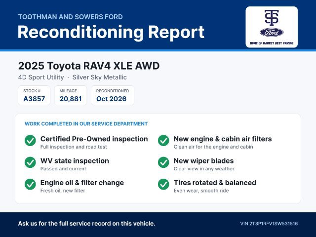 Used 2025 Toyota RAV4 XLE AWD/4WD image 33
