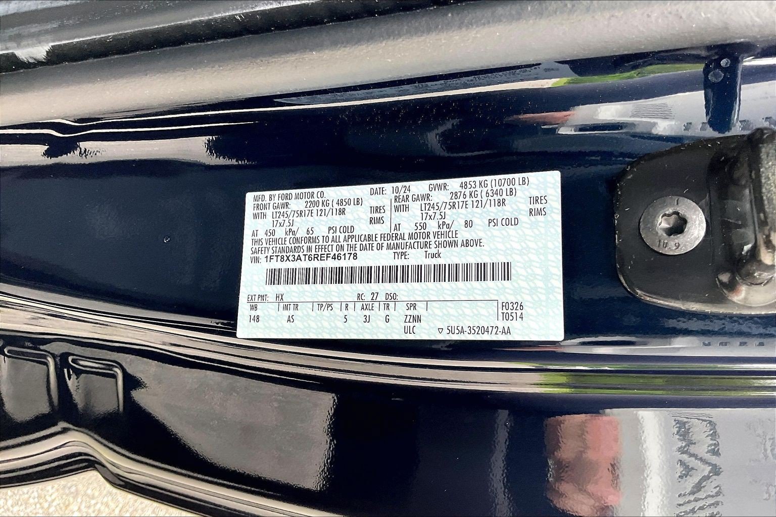 Certified 2024 Ford F350 XL w/ 360-Degree Camera Package RWD image 30