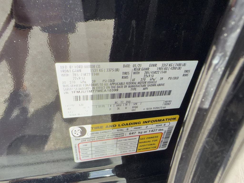 Certified 2021 Ford Expedition Platinum AWD/4WD image 37