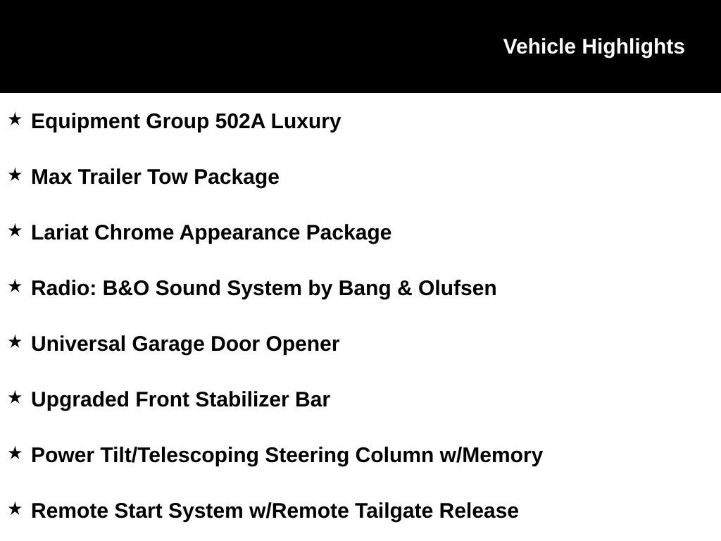 Certified 2019 Ford F150 Lariat w/ Equipment Group 502A Luxury AWD/4WD image 2