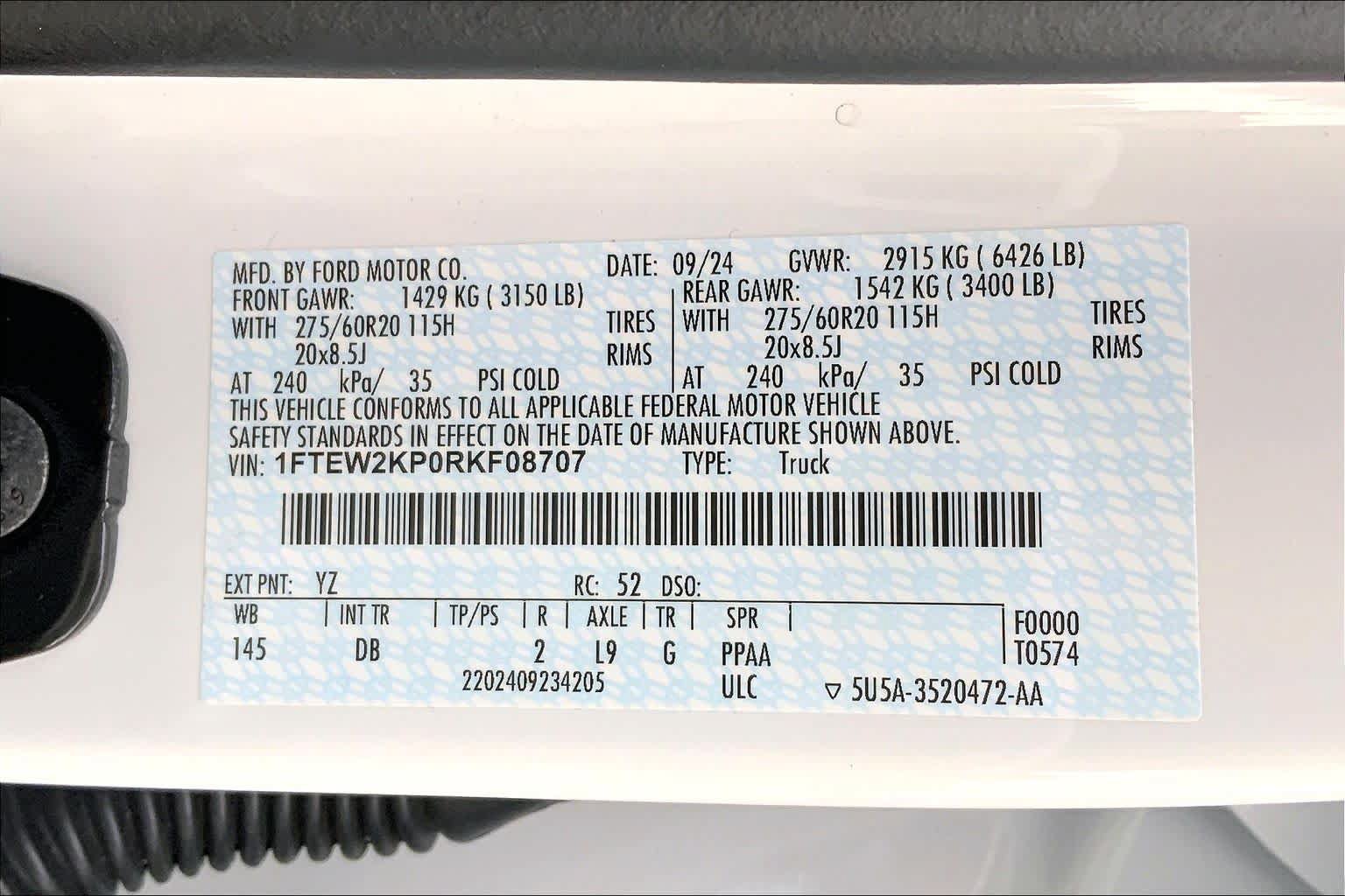 Certified 2024 Ford F150 STX RWD image 37