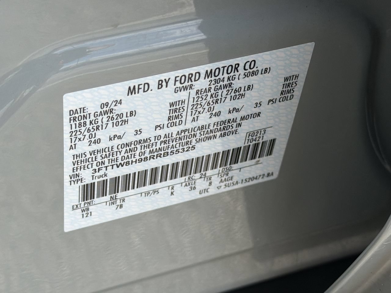 Certified 2024 Ford Maverick XLT FWD image 30