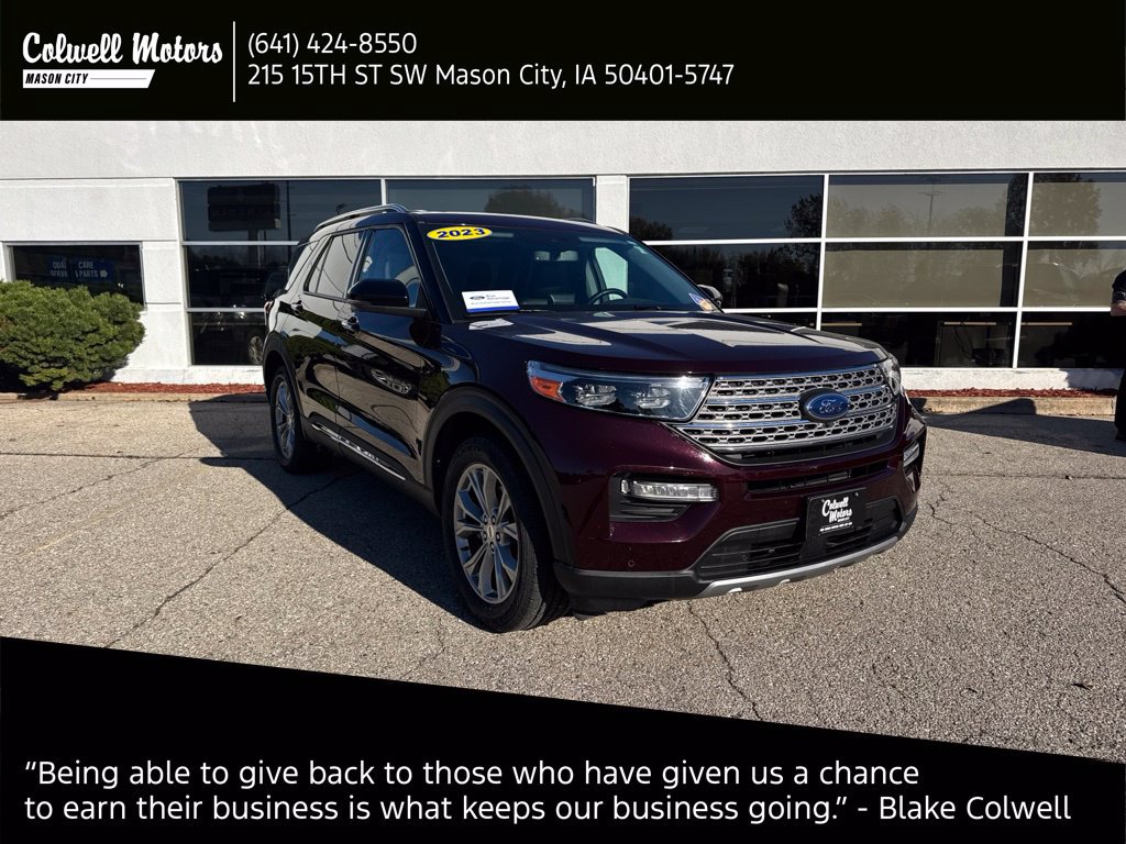 Certified 2023 Ford Explorer Limited w/ Limited Technology Package AWD/4WD image 1