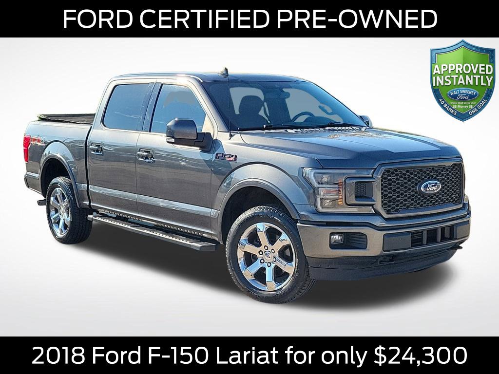 Certified 2018 Ford F150 Lariat w/ Equipment Group 502A Luxury