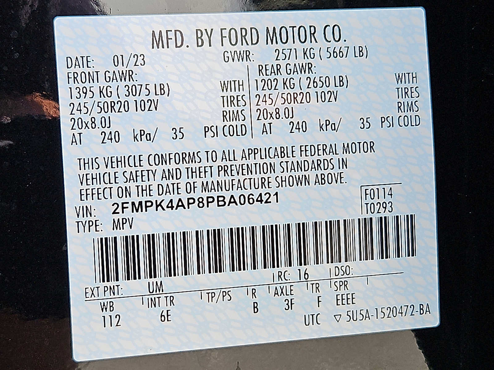 Certified 2023 Ford Edge ST AWD/4WD image 27