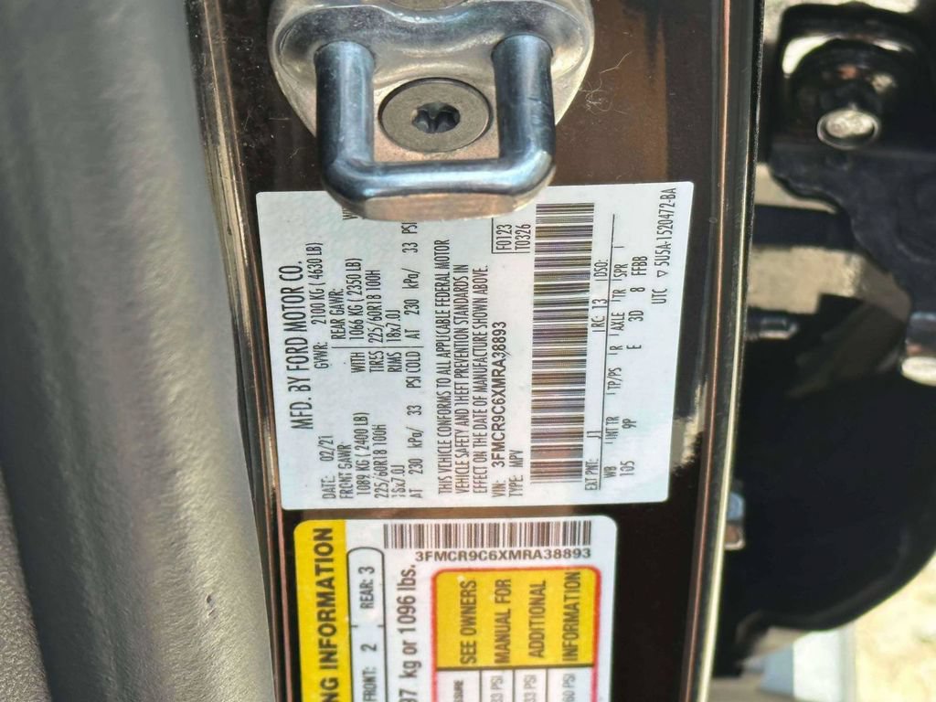 Certified 2021 Ford Bronco Sport Outer Banks AWD/4WD image 18