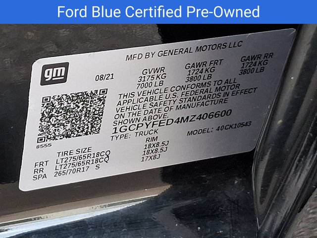 Used 2021 Chevrolet Silverado 1500 LT Trail Boss AWD/4WD image 29