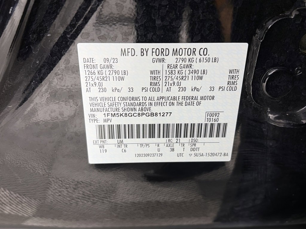 Certified 2023 Ford Explorer ST w/ Equipment Group 401A image 9