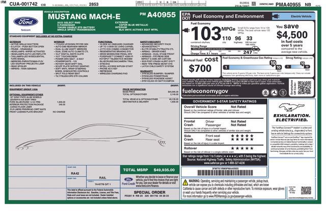 Certified 2023 Ford Mustang Mach-E Select image 37
