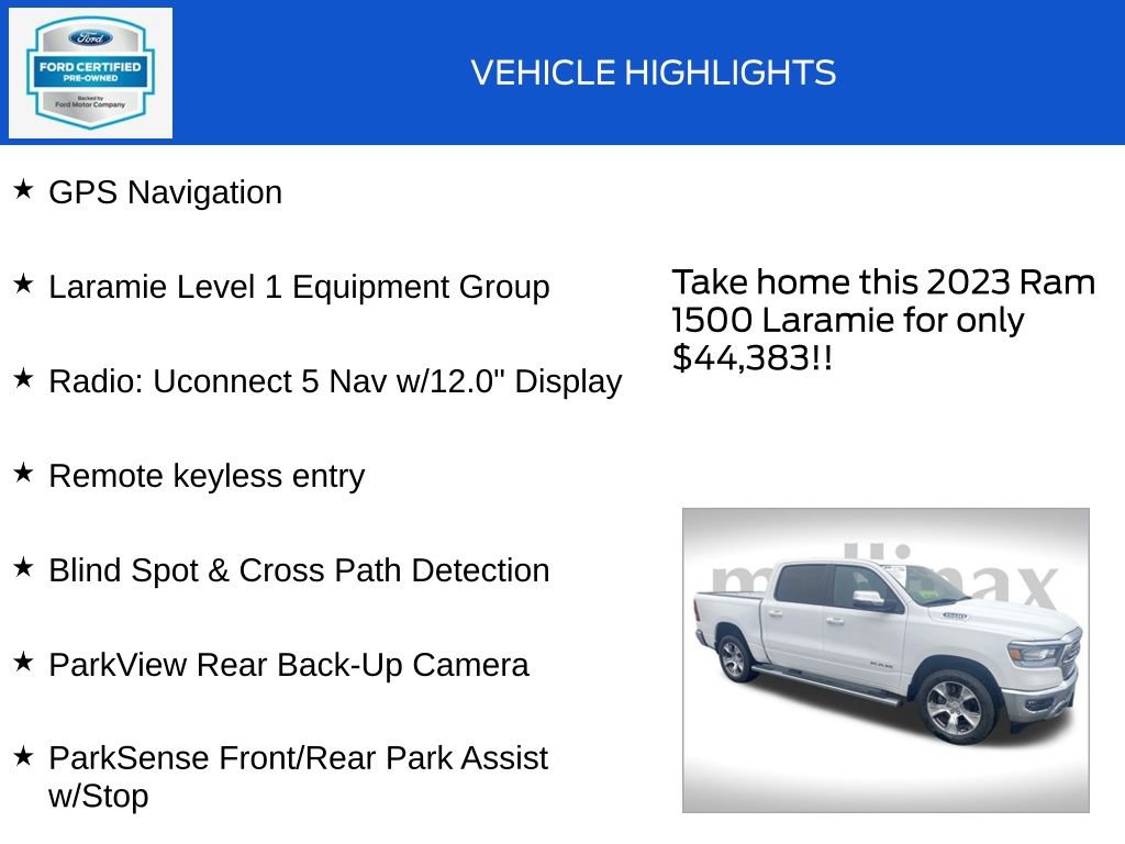 Used 2023 RAM 1500 Laramie image 18