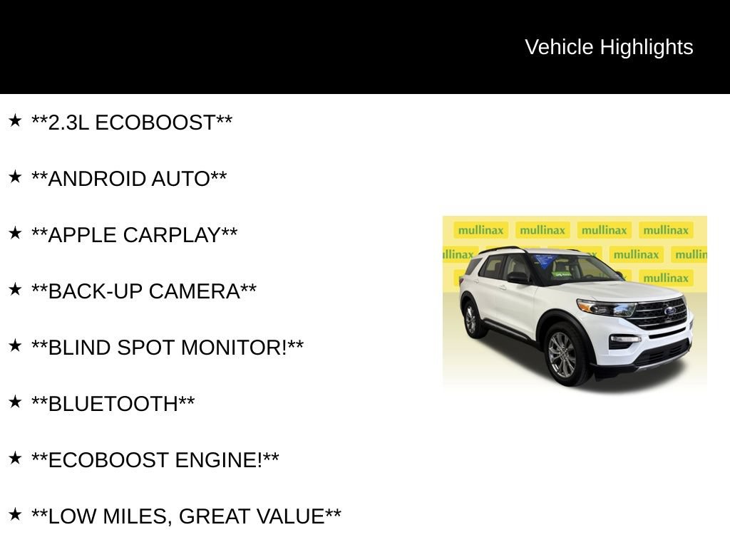 Certified 2023 Ford Explorer XLT w/ Equipment Group 202A RWD image 12