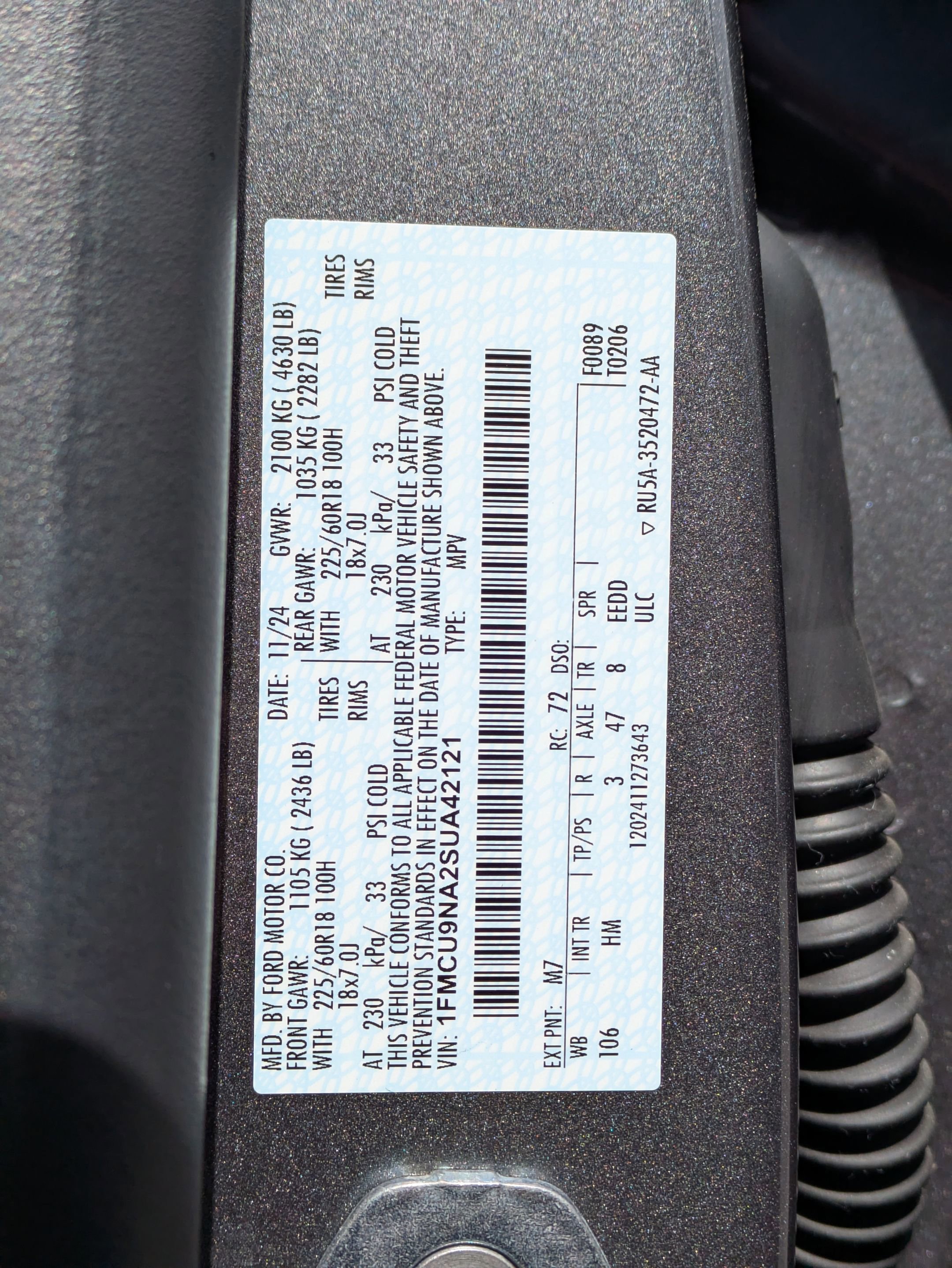 Certified 2025 Ford Escape ST-Line Select AWD/4WD image 24