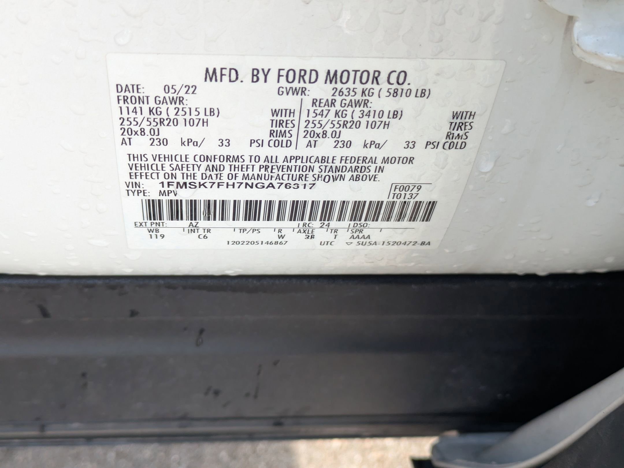 Certified 2022 Ford Explorer Limited w/ Equipment Group 301A image 44