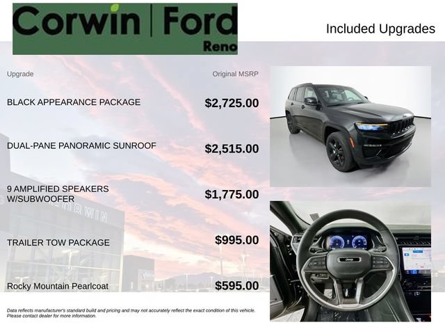 Used 2024 Jeep Grand Cherokee Limited w/ Black Appearance Package AWD/4WD image 3