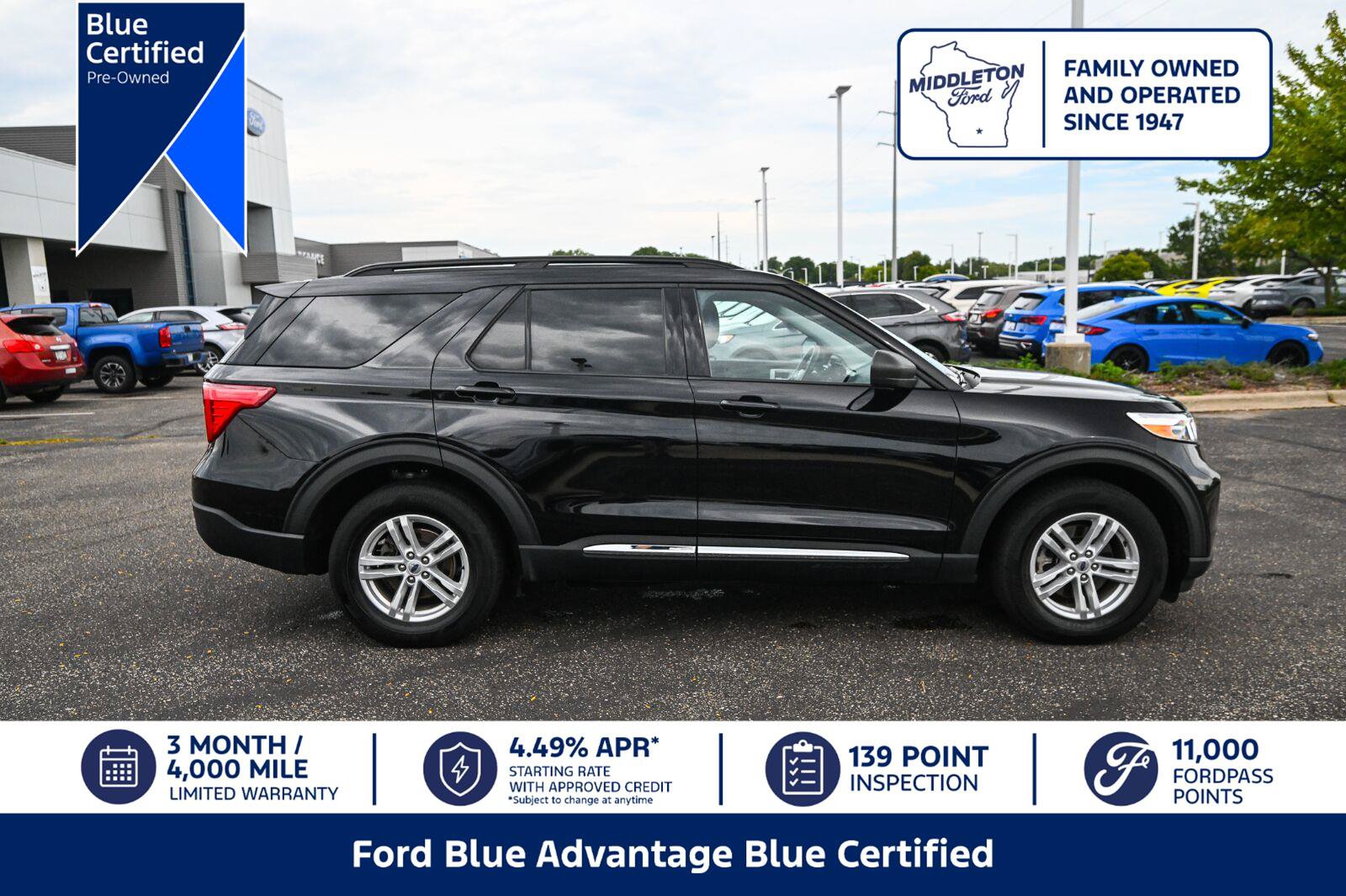 Certified 2024 Ford Explorer XLT w/ Equipment Group 202A