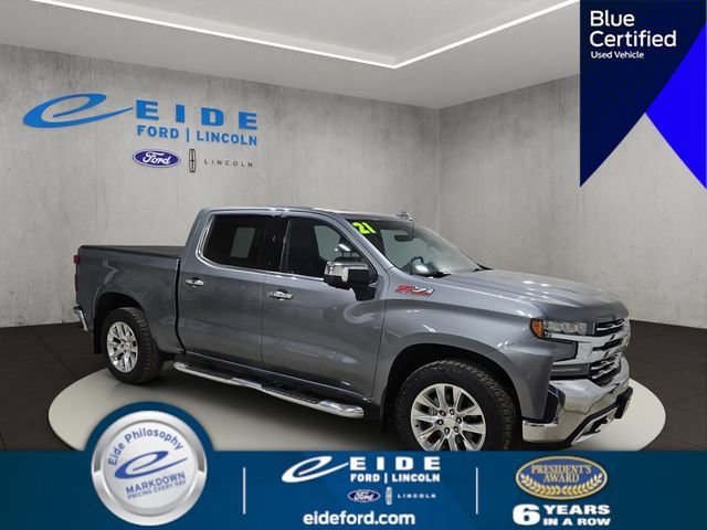 Used 2021 Chevrolet Silverado 1500 LTZ w/ LTZ Premium Package AWD/4WD image 1