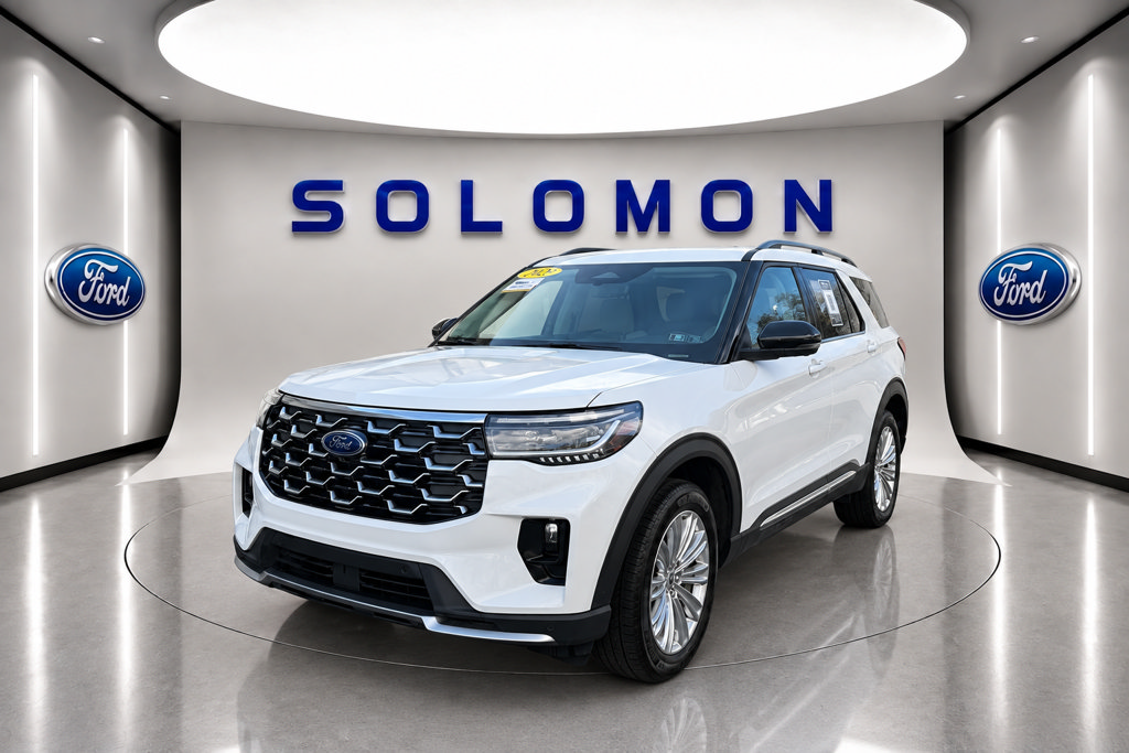 Certified 2025 Ford Explorer Platinum w/ LUX Leather Package
