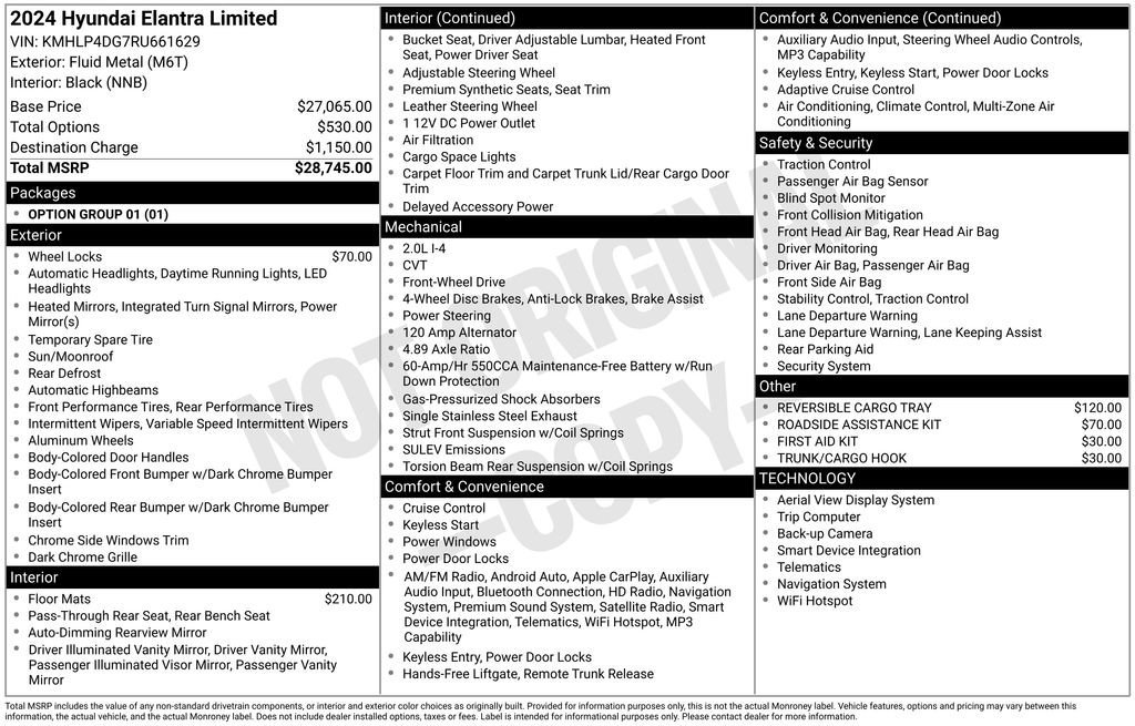 Used 2024 Hyundai Elantra Limited image 12