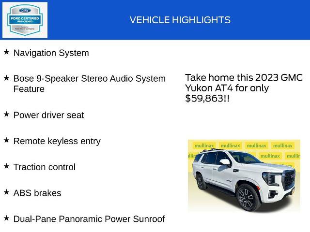 Used 2023 GMC Yukon AT4 AWD/4WD image 18