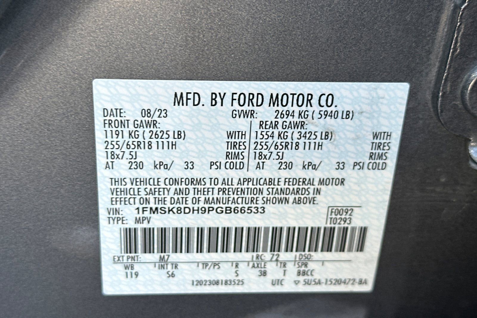 Certified 2023 Ford Explorer XLT w/ Equipment Group 202A AWD/4WD image 29