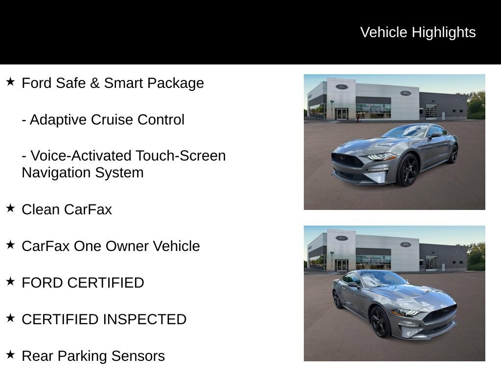 Certified 2022 Ford Mustang Premium w/ Equipment Group 201A RWD image 17