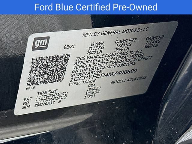 Used 2021 Chevrolet Silverado 1500 LT Trail Boss AWD/4WD image 44