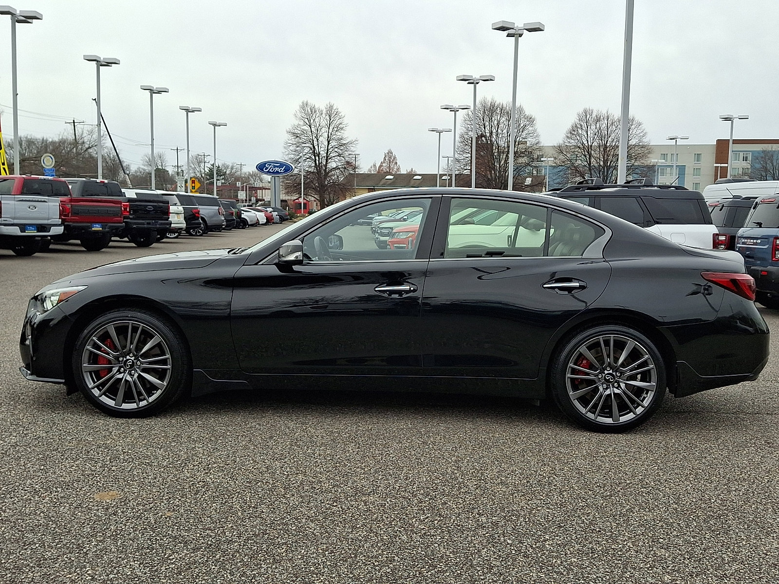 Used 2021 INFINITI Q50 Red Sport 400 w/ All Weather Package image 6