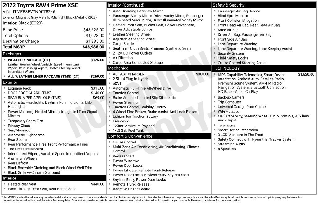 Used 2022 Toyota RAV4 XSE w/ Weather Package AWD/4WD image 6