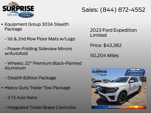 Certified 2023 Ford Expedition Limited RWD image 7
