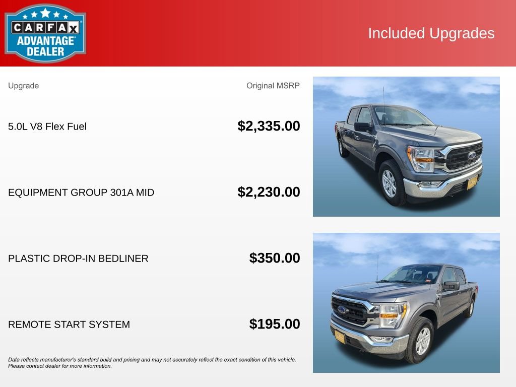 Certified 2022 Ford F150 XLT w/ Equipment Group 301A Mid AWD/4WD image 14