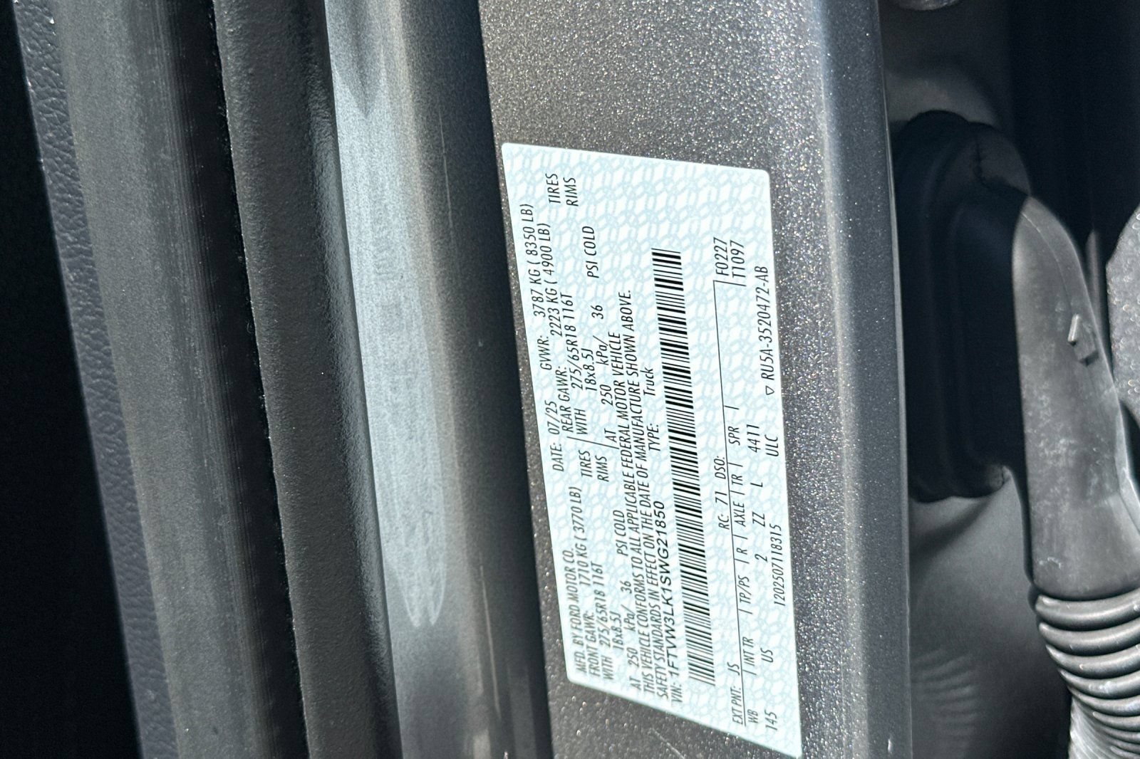 Certified 2025 Ford F150 Lightning XLT AWD/4WD image 28