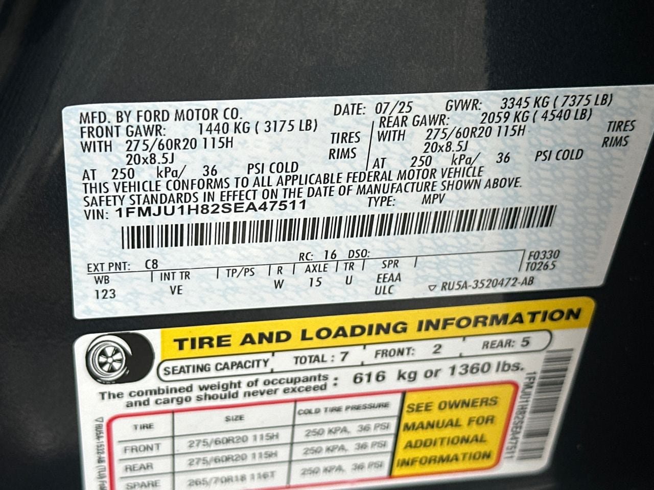 Certified 2025 Ford Expedition Active RWD image 35