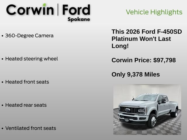 Certified 2026 Ford F450 Platinum AWD/4WD image 13