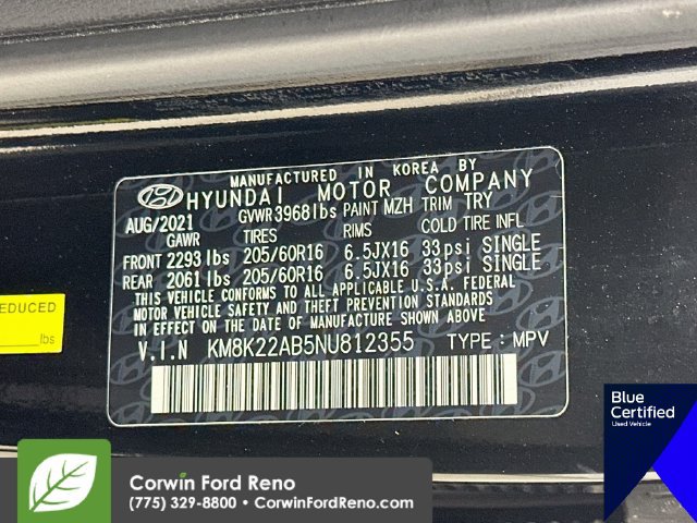 Used 2022 Hyundai Kona SE FWD image 34